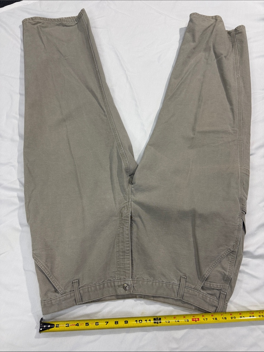 Carhartt Men's Khaki/Taupe Straight-Leg Chinos